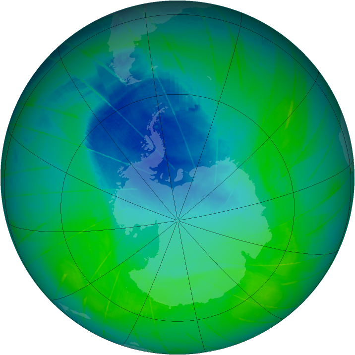 Ozone Map 2009-11-27